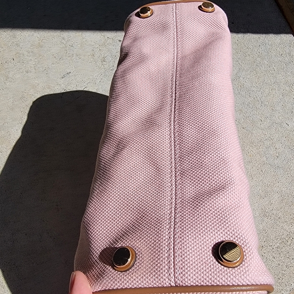 Michael Kors Isla Large Grab Bag Pink Shoulder Bag Smoky Rose Tote Bag - Picture 9 of 16